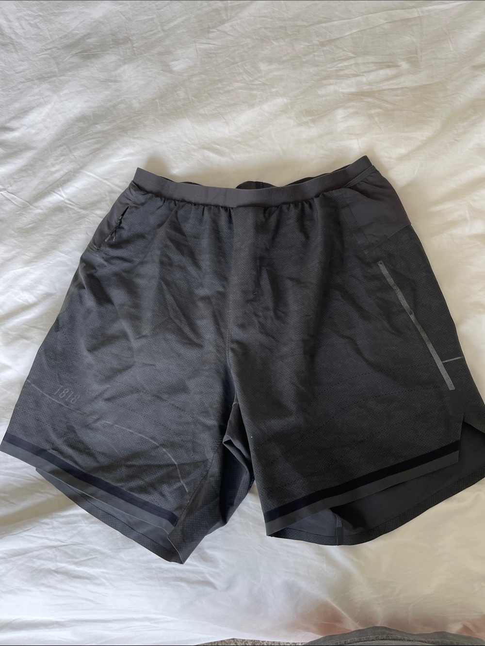 Men's Black Performance Running Shorts